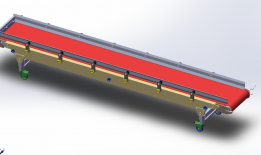 传送带-带万向轮3维图纸免费分享，SOLIDWORKS格式-需要的自行免费下载