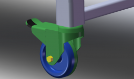 传送带-带万向轮3维图纸免费分享，SOLIDWORKS格式-需要的自行免费下载